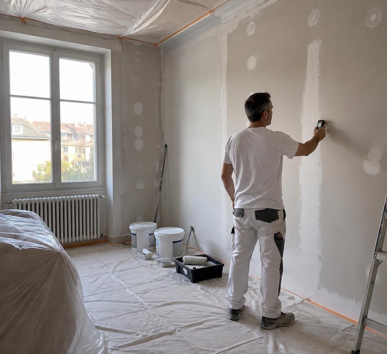 découvrez comment calculer le prix d’un chantier de peinture en tenant compte des différentes couches de préparation, du temps de travail et des matériaux.