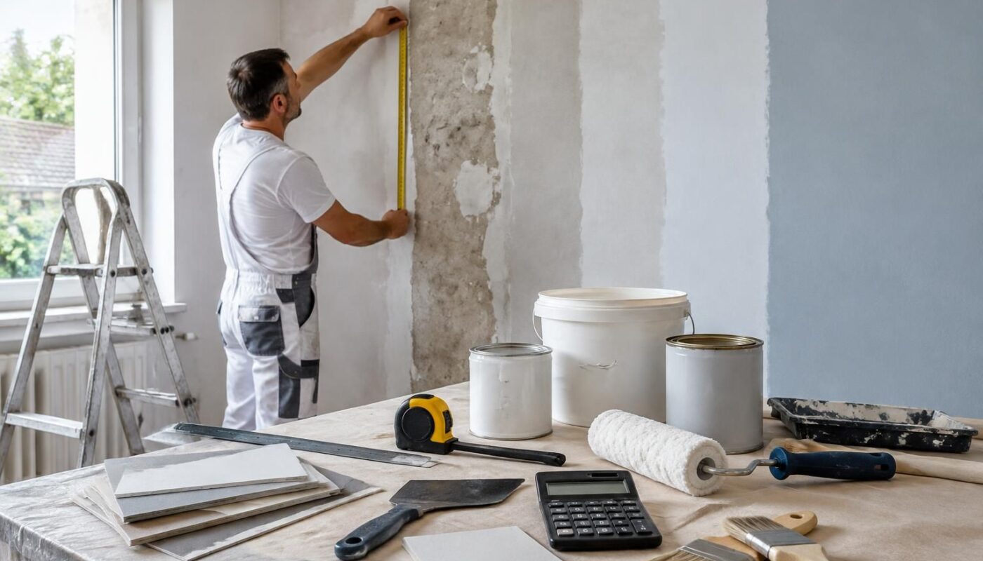 découvrez comment calculer le prix d’un chantier de peinture en tenant compte des couches de préparation, des matériaux et de la main-d’œuvre.